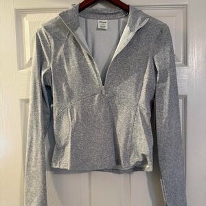PINK Victoria's Secret Heather Gray Zip-Up